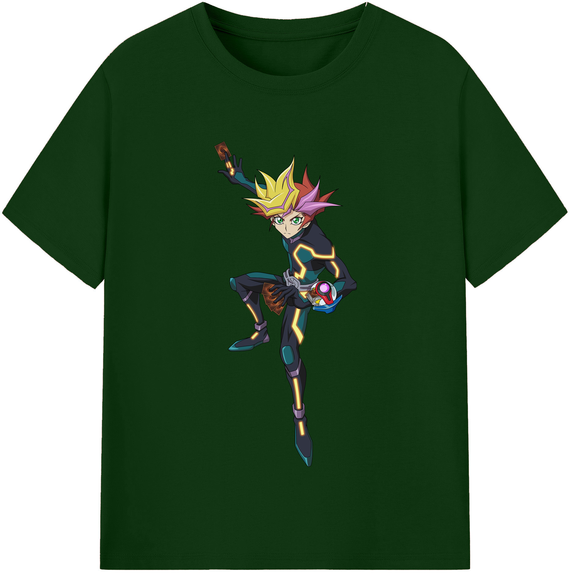 （画像用） 遊☆戯☆王 Yu-Gi-Oh! 綿100％半袖Tシャツ（フロントプリント）